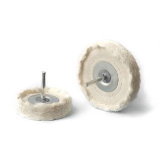Buffing wheel with shaft