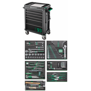 Tool assortment with workshop trolley 93/157QR