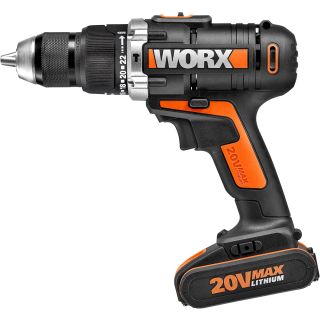 Cordless Impact Drill 2 speed 13mm 20V/2.0Ah with Battery and Charger