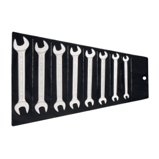 Open End Spanner Set 6x7-20x22mm 8pcs in pouch