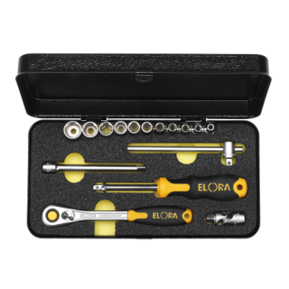 Socket Set 4 - 13mm + Allen Sockets 1/4 drive