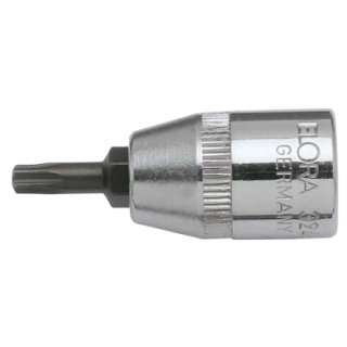 Torx Screw Socket Set on rail 3/8 Drive TX9-50