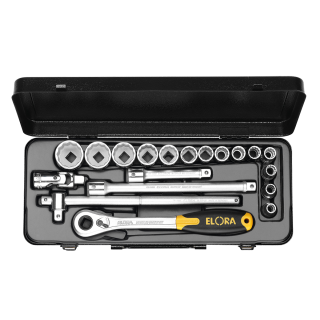 Bi Hex Socket Set 1/2 3/8 - 1-1/4 Push T (Discont)