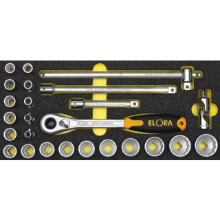Socket set 1/2 in module