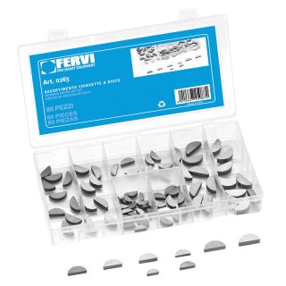 Woodruff Key Assortment Metric 80pcs