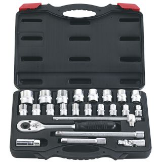 Socket Set 24 pcs 1/2 Drive 10-32mm