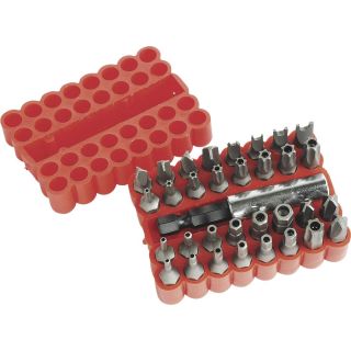 Bit Set 1/4 Inch Drive in Plastic Box 33pcs