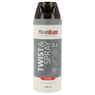 Twist & Spray Gloss Black 400ml (RAL 9005)