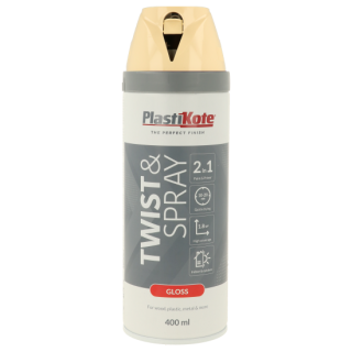 Twist & Spray Gloss Antique White 400ml