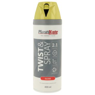 Twist & Spray Gloss New Yellow 400ml (RAL1018)