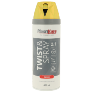Twist & Spray Gloss Yellow 400ml (RAL1003)