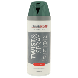 Twist & Spray Gloss Lawn Green 400ml (RAL6005)