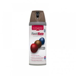 Twist & Spray Satin Chocolate Brown 400ml (RAL8017