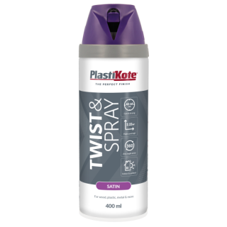 Twist & Spray Satin Sumptuous Purple 400ml