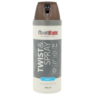 Twist & Spray Matt Chocolate 400ml