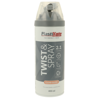 Twist & Spray Clear Acrylic Gloss 400ml