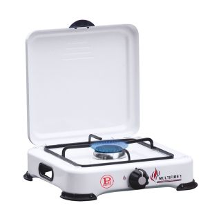 Table Cooker 1 Brass Burner BLK Grill