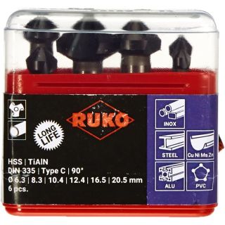 Countersink Set 6.3-20.5mm