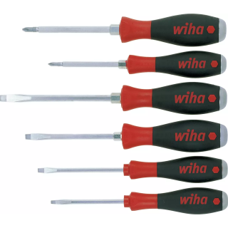530HK6.21250 SCREWDRIVER SET METAL CAPS SLOTTED, PH 6PCS