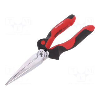 Z050.200.05.26722 NEEDLE NOSE PLIER 200MM RED