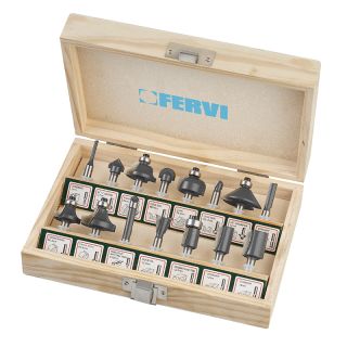 Router Bit Set Carbide Tipped 15pcs