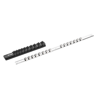 Socket set short AF 1/4 on rail 11pcs