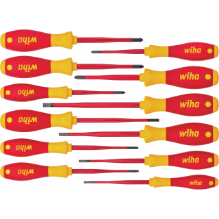 3201SF.K12.41003 INSULATED SCREWDRIVER SET SLIM 12 PCS