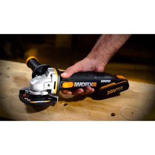 Cordless Grinder 20V x2 batt 2.OAH 115mm with Battery & Charger