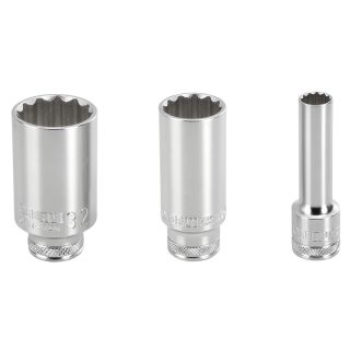 Deep Socket 1/2" Bi Hexagon 10mm