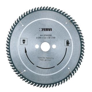 Circular Saw for Aluminium 250mm x 32mm 60TPI