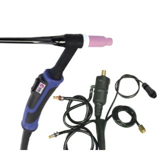 ACC TIG220 DC HF- TIG grip, Double Btn, 8M, Liquid