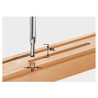 Router Bit Straight HW S8 D6 x 14mm
