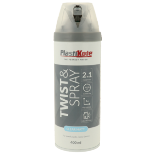 Twist & Spray Clear Acrylic Matt 400ml