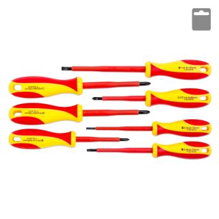 Insulated SCREWDRIVER Set 7pcs 1000v VDE