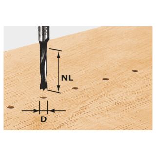 Dowel Drill S8 D5/30Z
