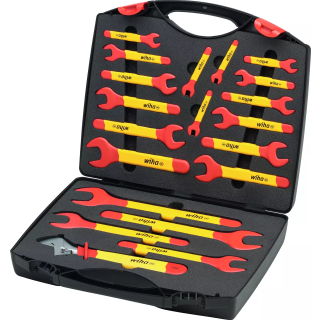 43022 VDE SINGLE ENDED SPANNER SET 20PCS 6-32MM NO/WS