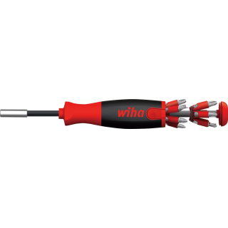 3803-02020.38600 SCREWDRIVER WITH LIFTUP 25 MAGNETIC BIT MAGAZINE