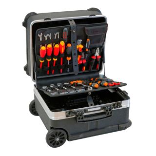 High thickness polyethylene tool trolley