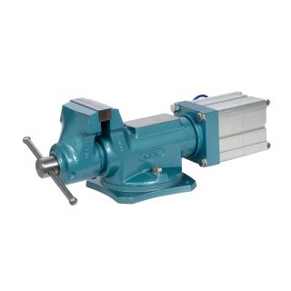 York Standard Pneu. Bench Vice/pipe jaws 125mm 5"