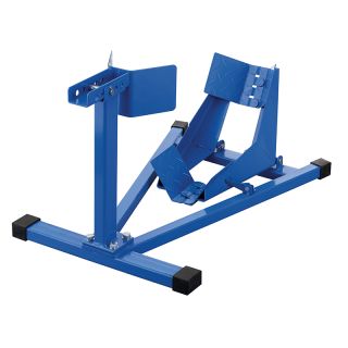 Motorcycle wheel block