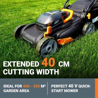 17" Cordless Lawn Mower 40V / 4Ah.