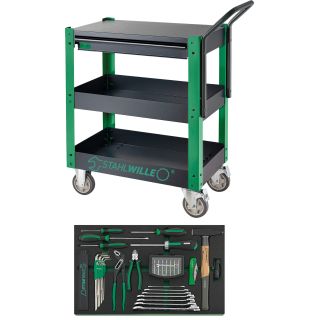 Service Trolley 612 ST/83 Incl 83pcs tool set