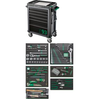 Tool Trolley 93/157-pcs tool set