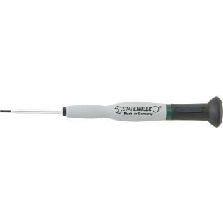 Precision screwdriver slotted head