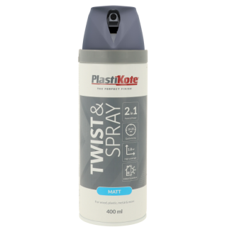 Twist & Spray Matt Grey 400ml