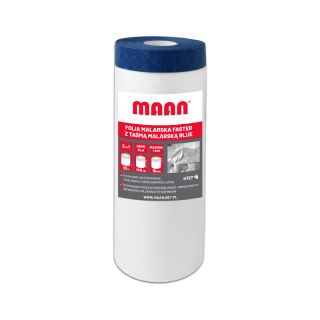Protective film with masking tape 110cmx30Mtr.