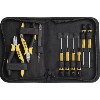 9300-041.43994 TOOL SET ESD PLIERS, SCREWDRIVER, TWEEZERS 10PCS