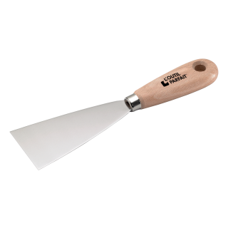 FILLING KNIFE STAINLESS STEEL 150M WOOD HANDLE