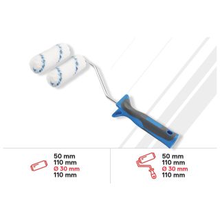 2 MINI ROLLERS 110 MM WALLS & CEILINGS