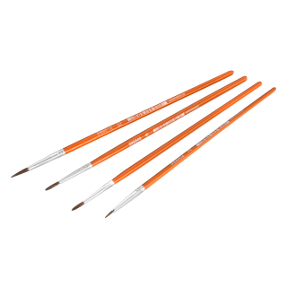 4 ROUND BRUSHES